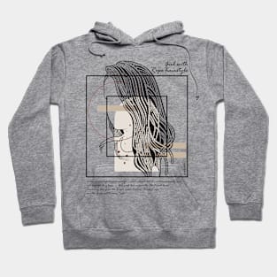 Girl with Rope hairstyle version 8 Hoodie